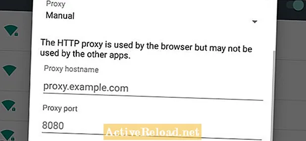 Jak nakonfigurovat proxy server v systému Android?