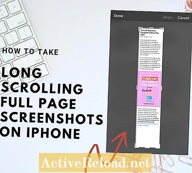 როგორ გადავიღოთ სკრინშოტი iPhone- ზე (მთლიანი გვერდის ეკრანის აღება)