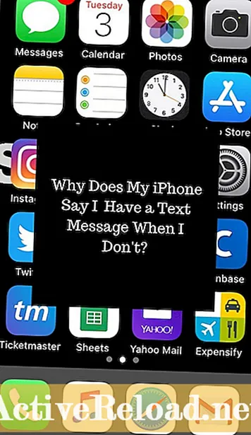 Waarom zegt mijn iPhone dat ik een sms heb als ik dat niet heb?