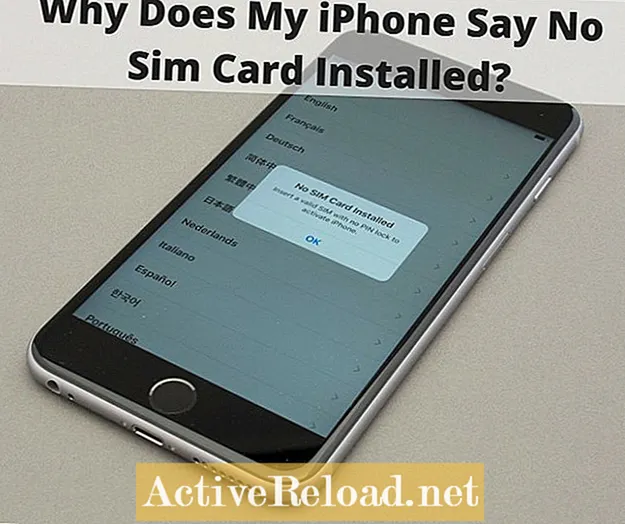 ເປັນຫຍັງ iPhone ຂອງຂ້ອຍເວົ້າວ່າ "ບໍ່ມີການຕິດຕັ້ງ Sim Card"?