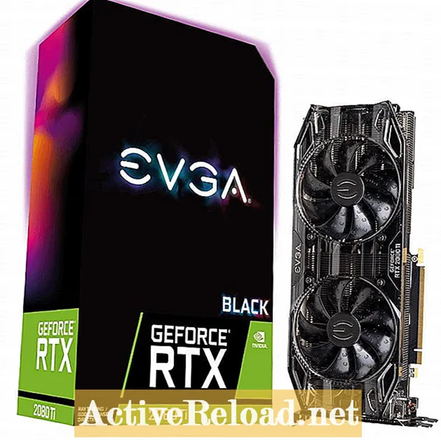 EVGA Nvidia RTX 2080 Ti Edition מהדורה שחורה של גרפיקה