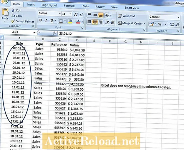 Problemas do Excel: corrigir formatos de data