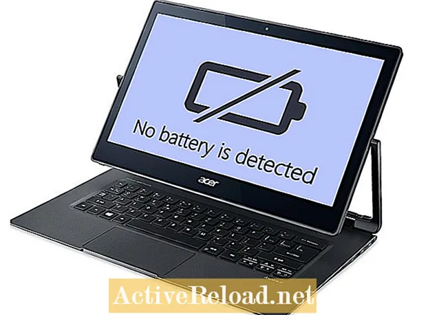 Baterie sănătoasă pentru laptop care cauzează o problemă „Nu este detectată nicio baterie” pe Acer Aspire