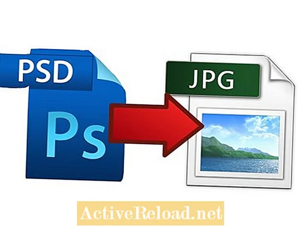 Як канвертаваць PSD і PSB у JPG у Photoshop