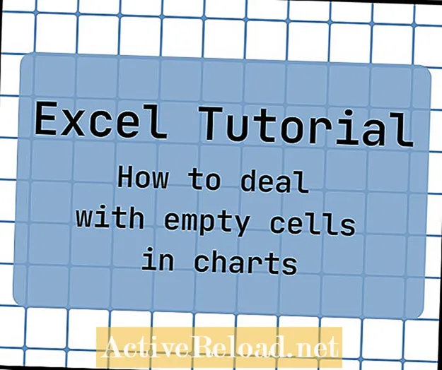チャートまたはグラフの空のセルを無視するためにExcel2007および2010を入手する方法