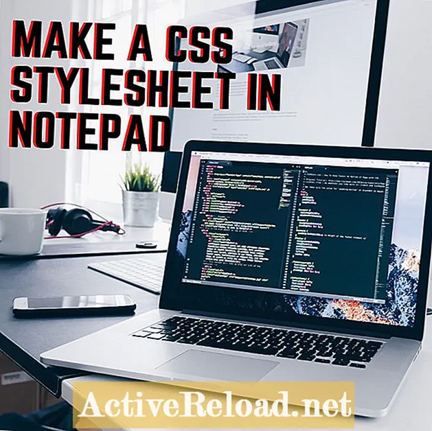 Cum se face o foaie de stil CSS în Notepad