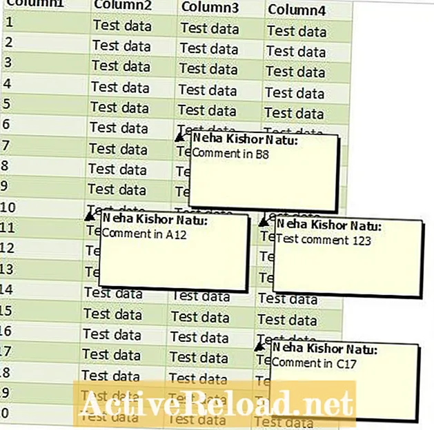 Paano Mag-print ng Mga Komento Nakalakip sa isang Cell sa Microsoft Excel