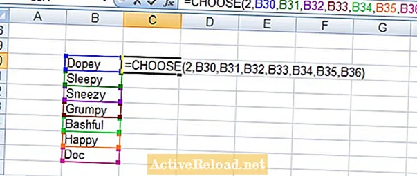 Cara Menggunakan PILIH untuk Menjumlahkan atau Purata Julat Sel dan Mengganti Penyataan IF Bersarang di Excel 2007 dan Excel 2010