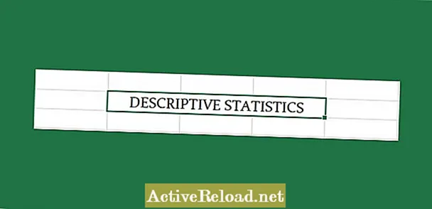 Como usar o Data Analysis ToolPak do Microsoft Excel para estatísticas descritivas