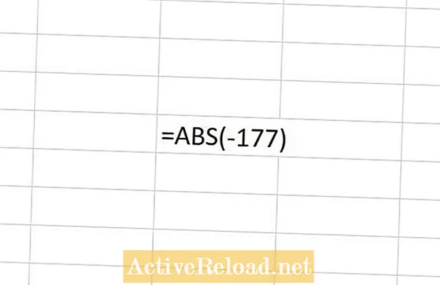 ວິທີການ ນຳ ໃຊ້ ABS Function ໃນ Excel
