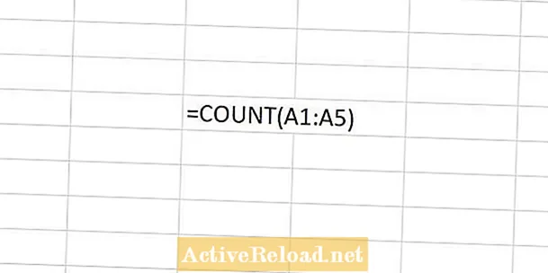 Conas Feidhm COUNT a Úsáid in Excel
