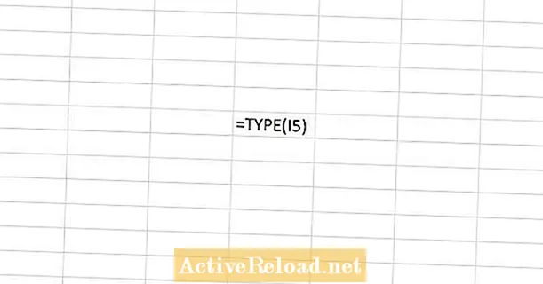 Kā izmantot funkciju TYPE programmā Excel