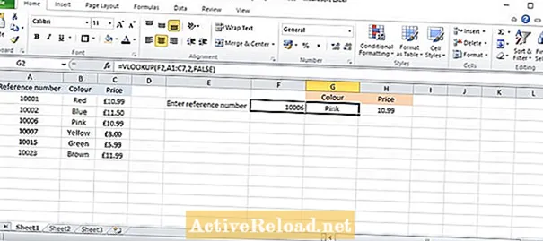 Verwendung der VLookup-Funktion in Microsoft Excel
