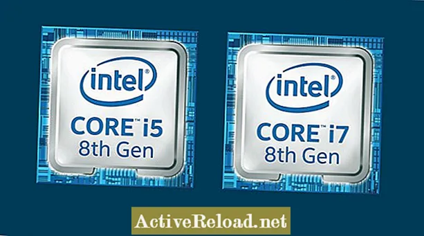 Comparação de processador de laptop: Intel Core i5 vs i7 (8ª e 7ª gerações)