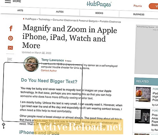 Ampliación y zoom en iPhone, iPad, reloj y más de Apple