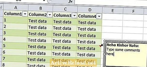 MS Excel Tutorial: Hinzufügen von Kommentaren zu einer Zelle in einem Blatt