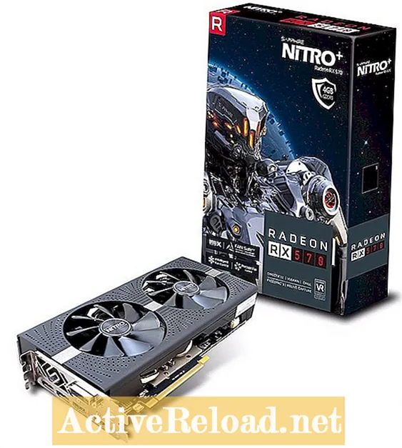 Sapphire NITRO + Radeon RX 570 4GB grafikas karšu apskats un etaloni