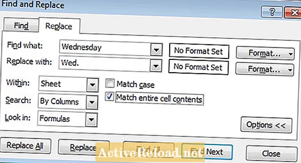 Používanie funkcií REPLACE a REPLACEB vo vzorcoch a nástroja Nájsť a nahradiť v programe Excel 2007 a 2010 - Počítače