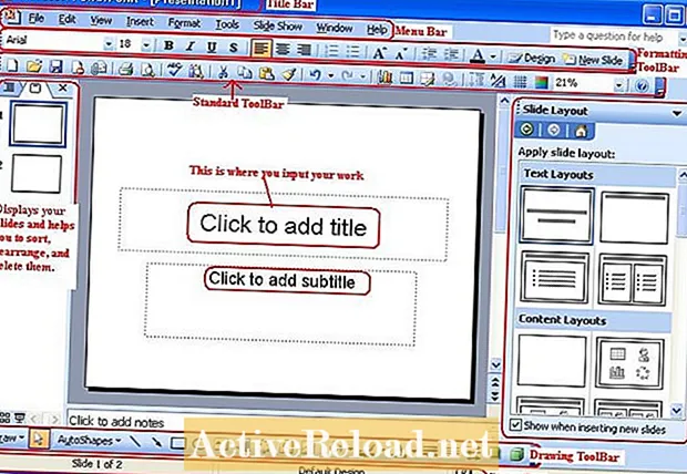 Arbejde med Microsoft Office PowerPoint 2003