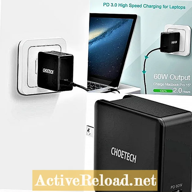 „Choetech“ 60W įkroviklio apžvalga: „Ultra USB-C“ adapteris, kuris greitai įkrauna jūsų įrenginius