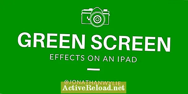Как да използвам ефекта на зеления екран на iPad
