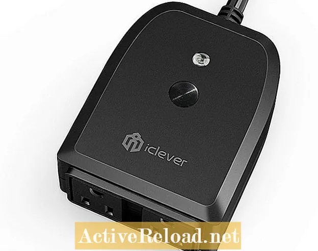 iClever Smart Outlet Outlet Outlet: Чароғҳои пешайвони худро бидуни берун рафтан даргиронед