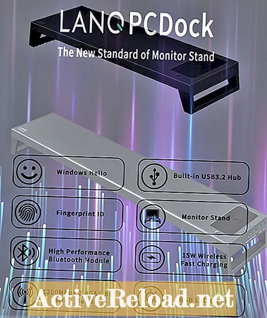 Lanq PCDock: Ultimate Desktop Monitor Stand & PC aksessuari