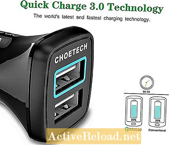 Баррасии Choetech Dual USB Car Charger with Charge Quick