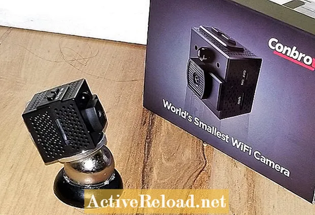 „Conbrov Mini Spy Camera“ (mažiausia pasaulyje „Wi-Fi“ saugumo kamera) apžvalga