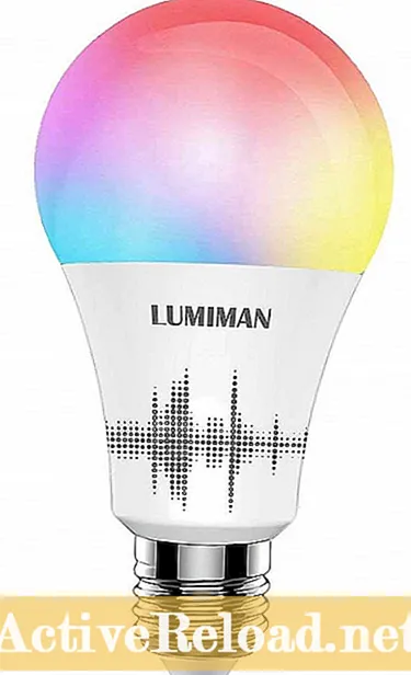 Pregled pametne večbarvne žarnice Lumiman (deluje z Alexa / Google Home)