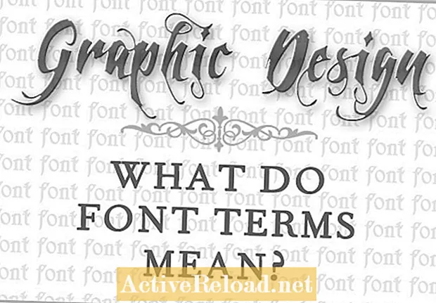 Grafisk design: Vad betyder typsnitt?
