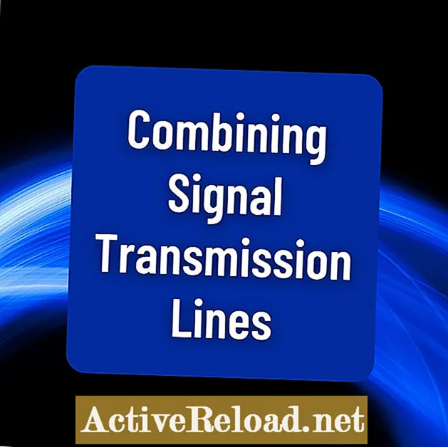 Cómo combinar líneas de transmisión de señales