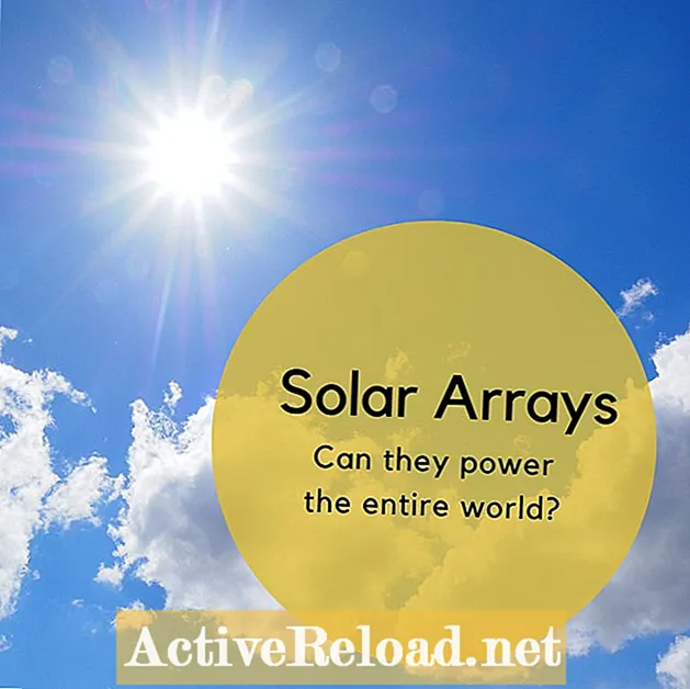 छह सौर सरणियों में संपूर्ण विश्व की शक्ति: क्या यह संभव है?