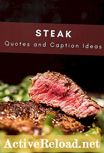 Více než 150 steakových nabídek a titulků pro Instagram