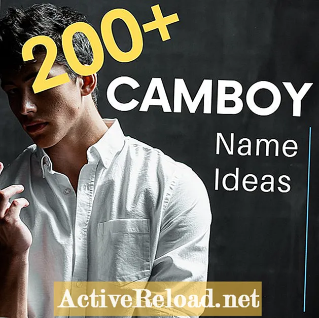Über 200 Camboy-Namen und wie man einer ist