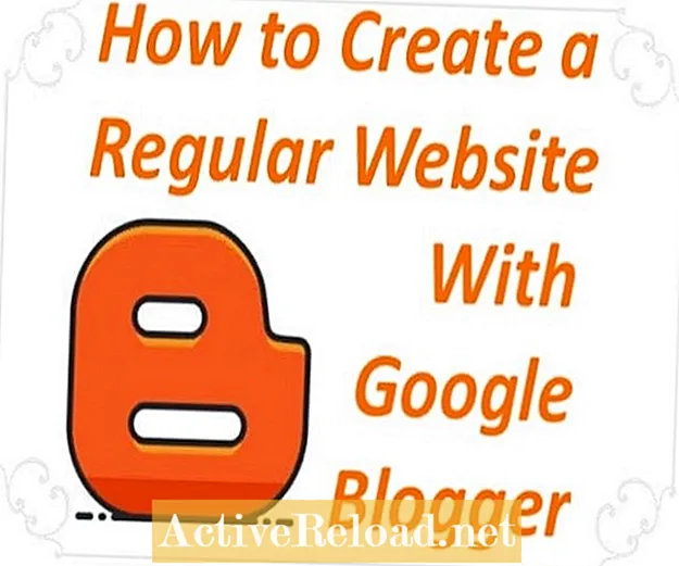 Jak vytvořit běžný web pomocí Google Blogger
