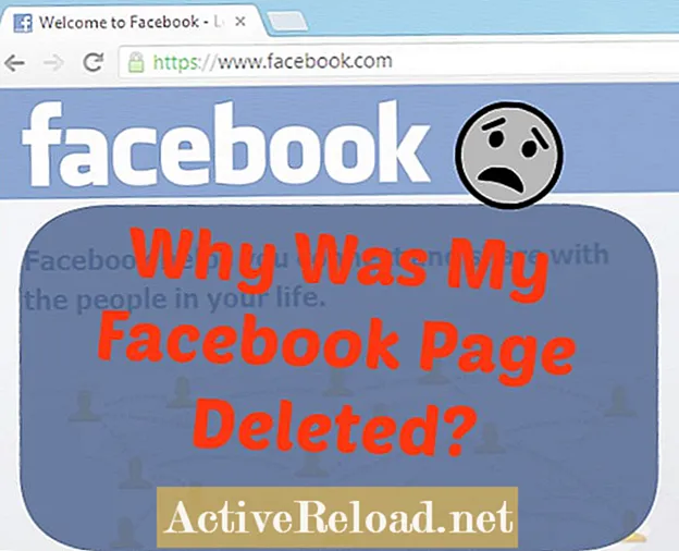 Почему была удалена моя страница в Facebook?