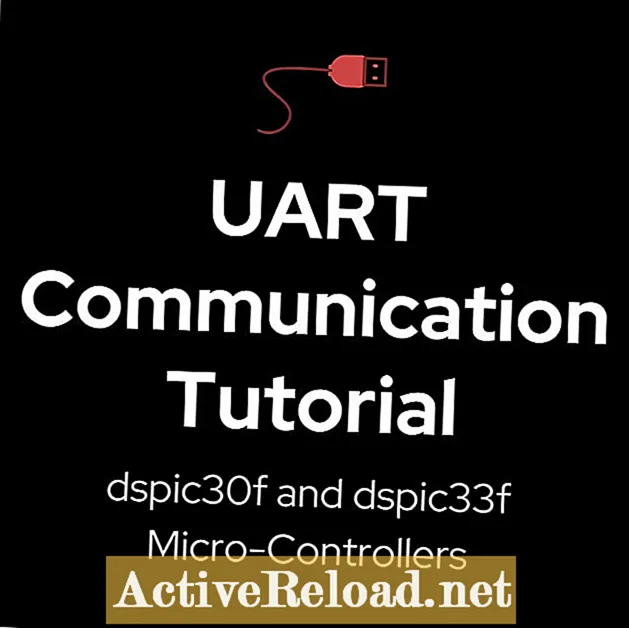 Sådan sendes og modtages data fra UART i dspic30f og dspic33f