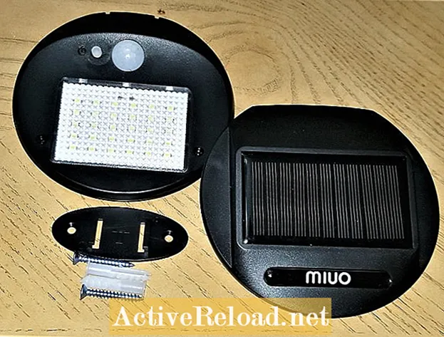 Bewertung von Miuo Outdoor Solar Light mit Bewegungssensor