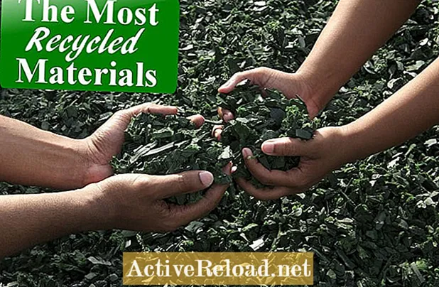 10 materialet më të mira të ricikluara: Listat dhe shembujt